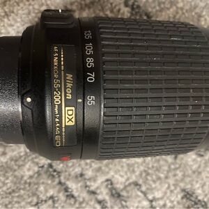 Nikon DX Black Camera Lens